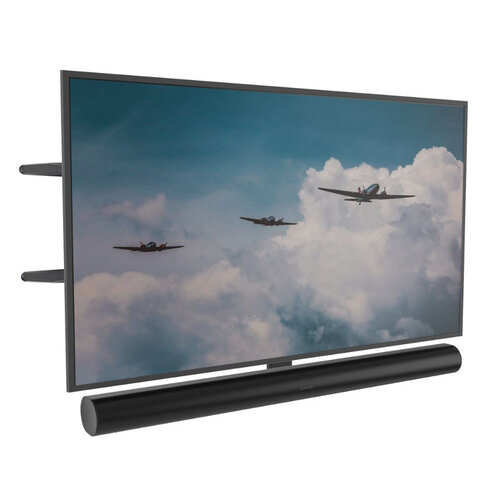 Cavus WME105+CFSARC- Draaibare TV beugel met Sonos ARC frame Zwart