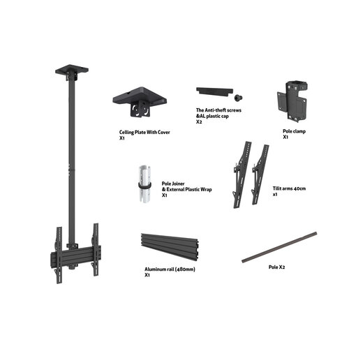 Multibrackets TV Plafondbeugel Pro VESA 400 MBC1U