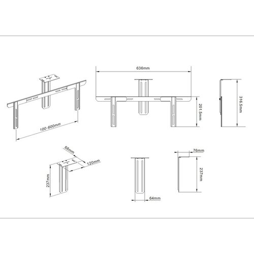 Multibrackets Universele Camera Houder