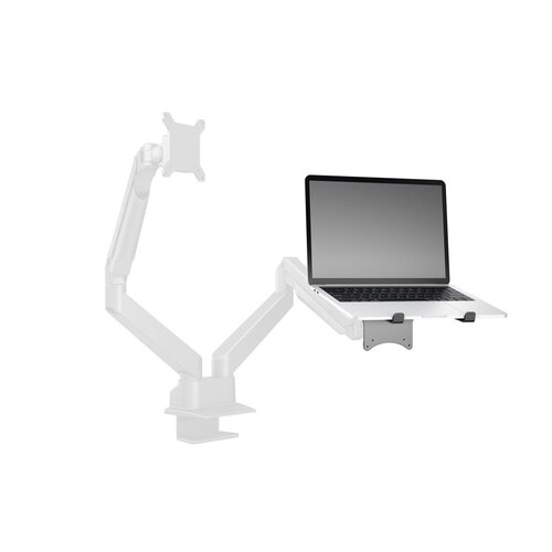 Multibrackets Laptophouder voor Monitorarm met gasveer Zwart