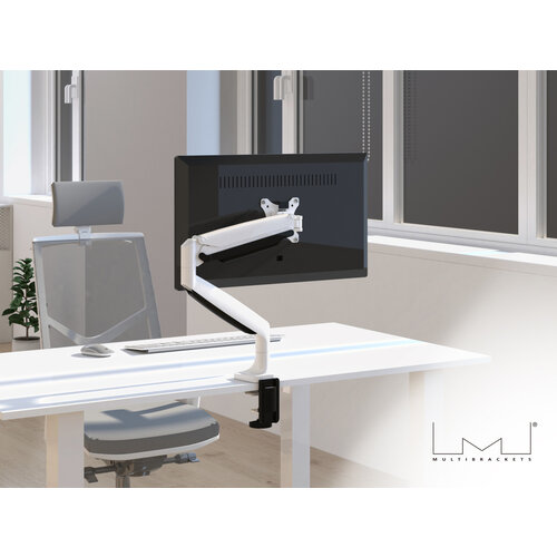 Multibrackets Monitorarm VESA Gasliftarm Basic Wit Multibrackets Monitorarm VESA Gasliftarm Basic Wit