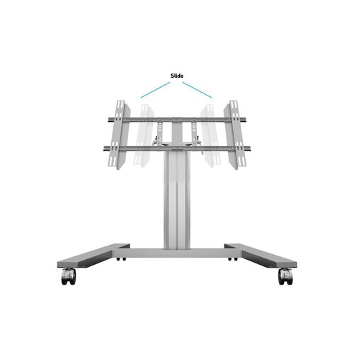 Multibrackets Public Display Stand 80 HD Wheelbase Single -  32-55'' [zilver]