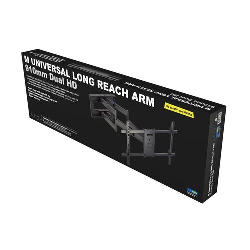 Multibrackets M Universal Long Reach Arm HD 910mm Dual Black