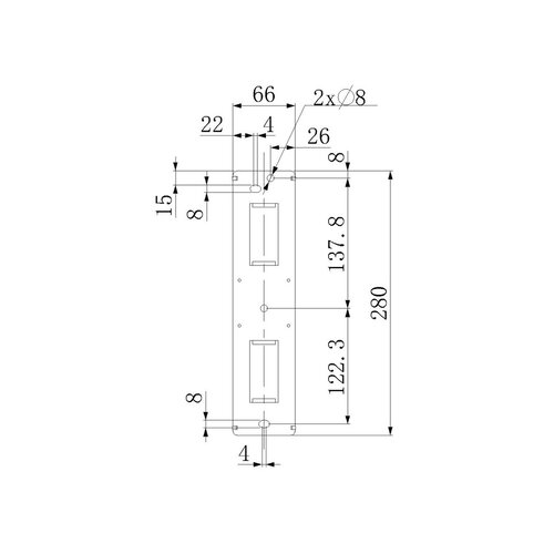 Multibrackets TV Beugel M VESA Flexarm Thin Black