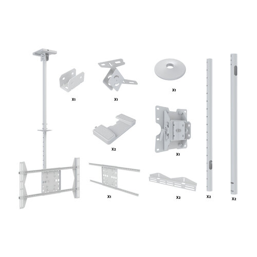 Multibrackets M Public Plafondbeugel Large Single 3000 White