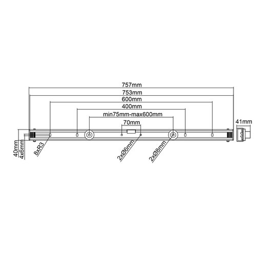 Multibrackets Multibrackets M Universal Wallmount Black Medium