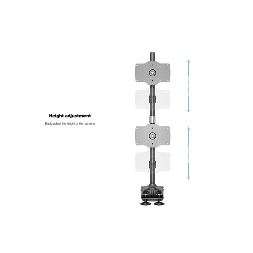 Multibrackets M VESA Desktopmount Dual Vertical Desk Clamp 24"-32"