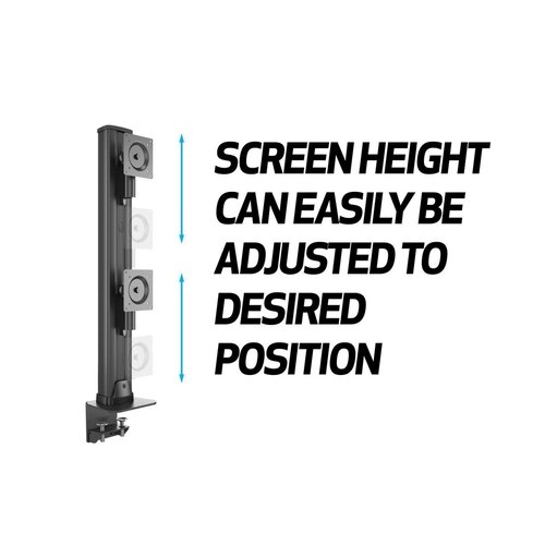 Multibrackets M VESA Deskmount HD Dual Vertical Widescreen