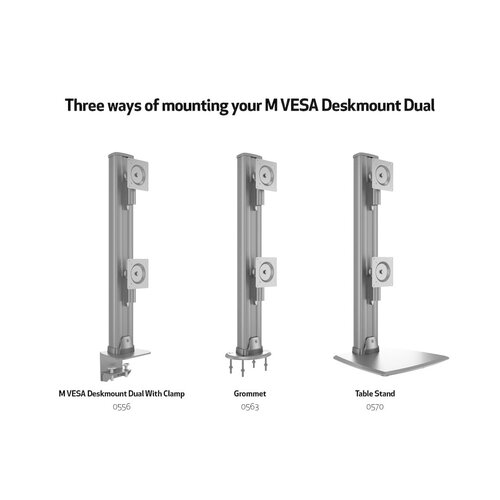 Multibrackets M VESA Deskmount HD Dual Vertical Widescreen