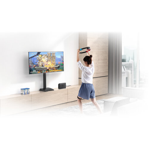 MyWall TV Tafelstandaard met Elektrische hoogte verstelling (32 - 65 inch)