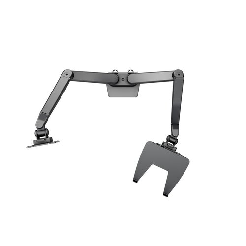 Multibrackets Monitorarm + Laptop arm Zwart