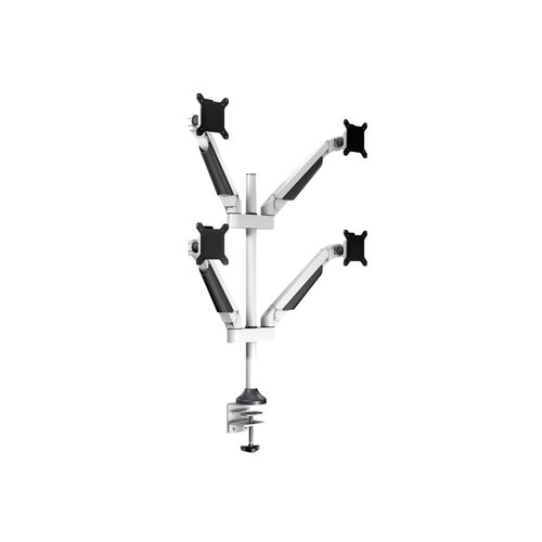 Multibrackets Monitorarm voor 4 schermen Wit