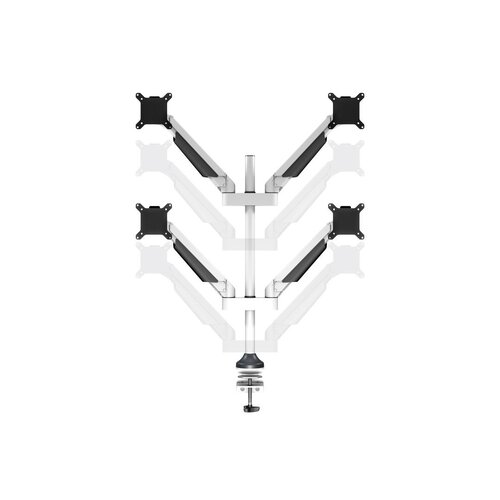 Multibrackets Monitorarm voor 4 schermen Wit