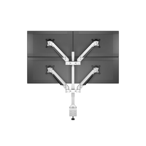 Multibrackets Monitorarm voor 4 schermen Wit