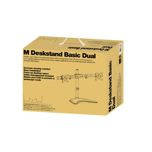 Multibrackets M Deskstand Basic Dual (15-27 inch)