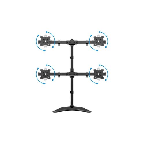 Multibrackets DeskStand Basic Quad - 4 Schermen Monitorstandaard (15-27 inch)