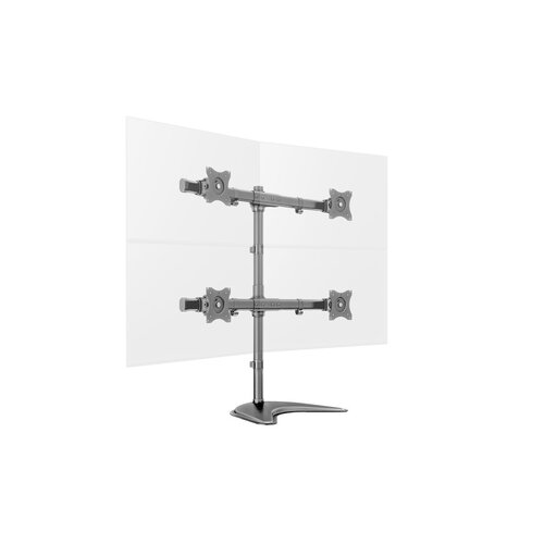 Multibrackets DeskStand Basic Quad - 4 Schermen Monitorstandaard (15-27 inch)