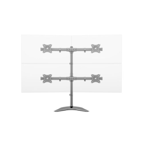 Multibrackets DeskStand Basic Quad - 4 Schermen Monitorstandaard (15-27 inch)