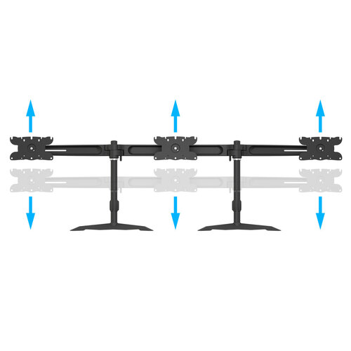 Multibrackets Monitorarm Triple Monitor Stand (24 - 32 inch)