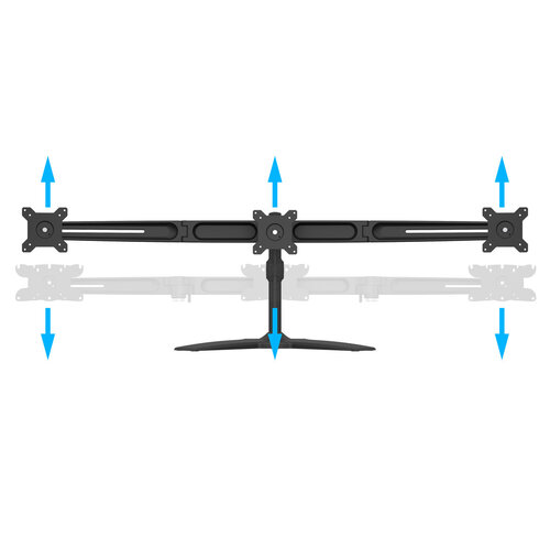 Multibrackets M VESA Desktopmount Triple Stand 15"-24"