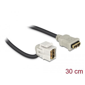 DeLock Keysteone HDMI Female - HDMI female 110° (30 cm)