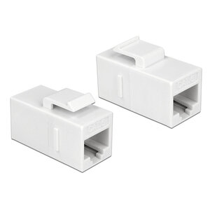 DeLock KeyStone Cat 6 UTP - RJ45 Wit