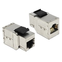 Keystone - shielded Cat 6a RJ45 module