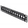 DeLock Keystone 10" Patchpanel - 12 poorts