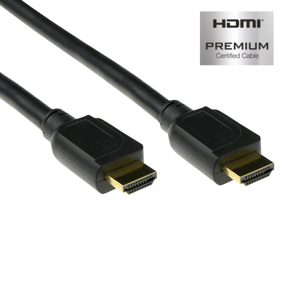 HDMI PREMIUM CERT. CABLE 1M - Beugels en Meer