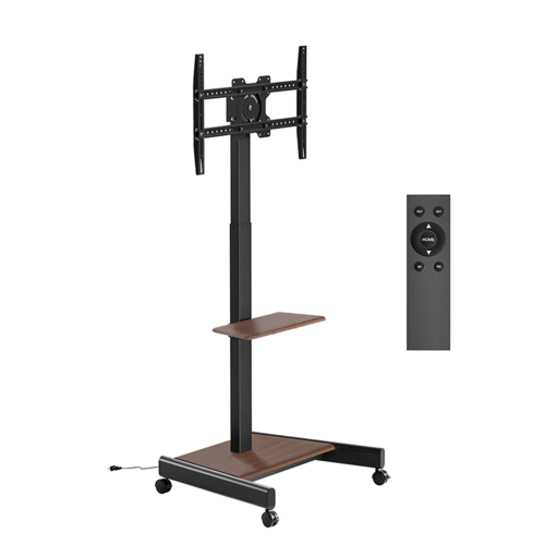 XTRARM TV Standaard Elevate Elektrisch verstelbaar van  95 - 160 cm - Walnoot