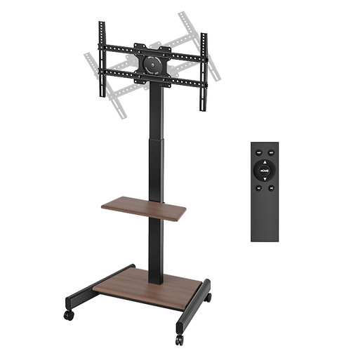 XTRARM TV Standaard Elevate Elektrisch verstelbaar van  95 - 160 cm - Walnoot