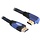 DeLock HDMI kabel met haakse aansluiting (4K @ 30 Hz) -5.0 meter (links)