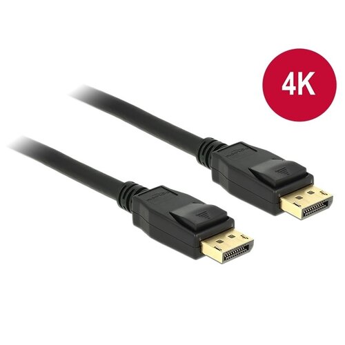 DeLock DisplayPort 1.2 (19 pins, 4K @ 60Hz) kabel-2.0 meter