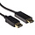 ACT DisplayPort 1.2 male - HDMI-A Male kabel (4K @30Hz)-0.5 meter