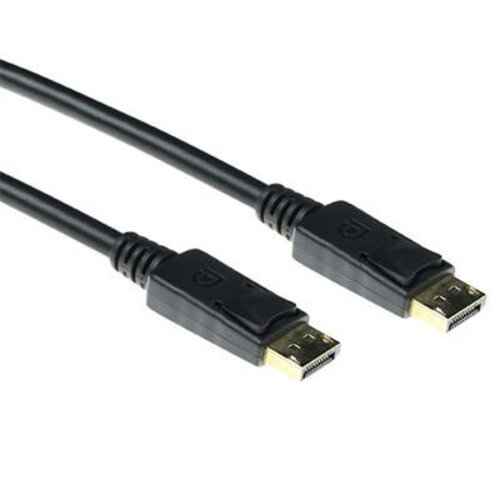 ACT DisplayPort 1.2 kabel (19 pins, 4K @ 60 Hz) - 2.0 meter ACT DisplayPort 1.2 kabel (19 pins, 4K @ 60 Hz) - 2.0 meter