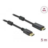DisplayPort 1.2 - HDMI kabel - 5.0 meter