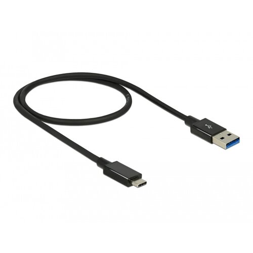 DeLock Kabel SuperSpeed USB 10 Gbps (USB 3.1 Gen 2) USB Type-C™ Male - USB Typ-A Male 0.5 m Premium