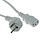 ACT PWRCORD CEE7/7 ANG-C13 WH 2,0M
