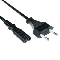 PWRCORD CEE7/16 STR-C7 BK 3.0M