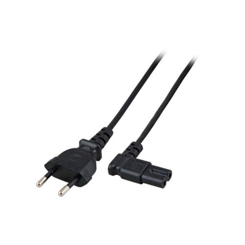 ACT POWERCORD EURO-C7L/R ANG BK 1M