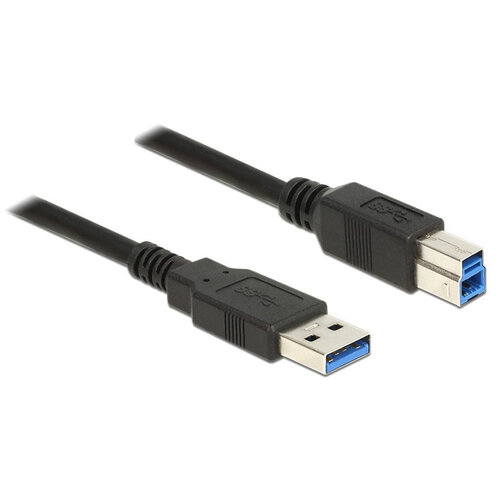 DeLock USB A male - USB B male kabel (USB 3.0) - 1.0 meter