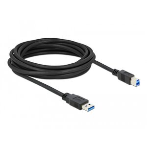 DeLock USB A - USB B kabel - 5.0 meter