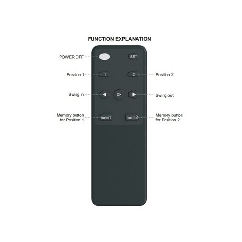 Multibrackets M Motorized Swing Mount Large