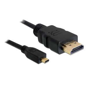 DeLock HDMI D - HDMI A Kabel -1.0 meter DeLock HDMI D - HDMI A Kabel -1.0 meter