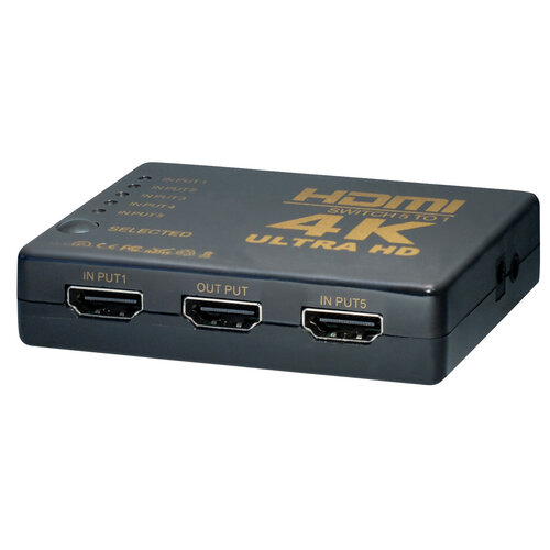 MaxTrack HDMI Switch - 5 in - 1 uit (4K@30Hz)