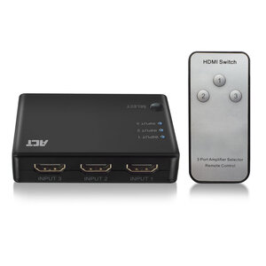 ACT HDMI SWITCH 3 PORT, 4K@60HZ