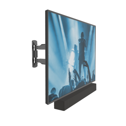 Cavus Cavus WME102+SBU01 Draaibare TV Muurbeugel + Universeel Soundbar Bracket