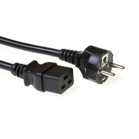Stroomkabel 3.0 meter CEE7/7-C19 Zwart