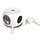 ACT PowerCube Verlengblok 3x Stroom, 3x USB A - 1.5 meter Grijs