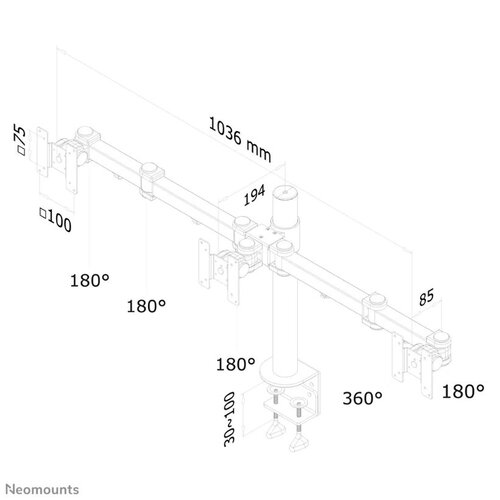 Neomounts Monitorarm FPMA-D960D3